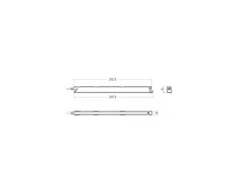 250W magnetinės sistemos ZAMBELIS MAGNETIC maitinimo šaltinis, 48V, juodas, 22294