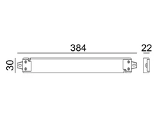 250W maitinimo šaltinis, skirtas magnetinei sistemai IN_LINE, 48V, IP20