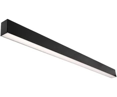 25,2W paviršinis linijinis šviestuvas X-LINE SLIM SURFACE LED COMPACT, juodas, 4000K, IP40, DALI