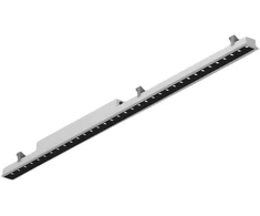 25,5W LED linijinis įleidžiamas šviestuvas X-LINE SLIM RECESSED, juodas, 4000K, IP40, DALI