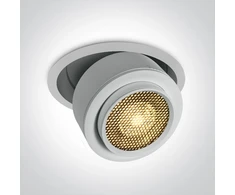 25W įleidžiamas pakreipiamas šviestuvas, baltas, 3000K, 11128G/W/W