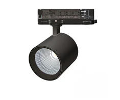 25W LED akcentinis šviestuvas į 3 fazių bėgelius, juodas, 4000K, S199