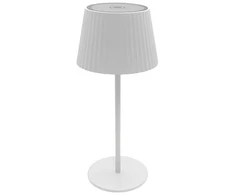 2,5W LED įkraunamas stalo šviestuvas, baltas, 2700-6000K, su saulės baterija, IP54, dimeriuojamas