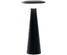 2,5W LED įkraunamas stalo šviestuvas BRIO, juodas, IP44