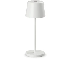 2,5W LED įkraunamas stalo šviestuvas CUTE, baltas, 2200-2700K, IP65, dimeriuojamas, 346892