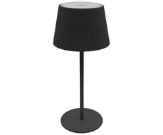 2,5W LED įkraunamas stalo šviestuvas, juodas, 2700-6000K, su saulės baterija, IP54, dimeriuojamas