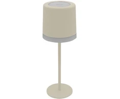 2,5W LED įkraunamas stalo šviestuvas, smėlio sp., 2700-6000K, su saulės baterija, IP54, dimeriuojamas