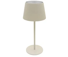 2,5W LED įkraunamas stalo šviestuvas, smėlio sp., 2700-6000K, su saulės baterija, IP54, dimeriuojamas