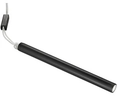 2,5W LED įleidžiamas šviestuvas TUBEX, juodas, 3000K