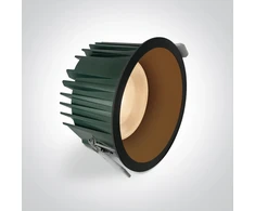 25W LED įleidžiamas vidaus/lauko šviestuvas, juodas, 3000/3500/4000K, IP65, 10125G/B/V