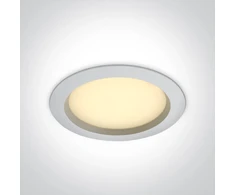 25W LED įleidžiamas vonios šviestuvas, baltas, 3000/4000/5000K, IP54, 10125B/W/V