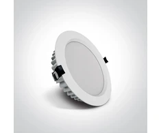 25W LED įleidžiamas vonios šviestuvas, baltas, 3000/4000/5000K, IP54, 10125B/W/V