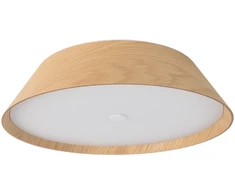 25W LED lubinis šviestuvas CORA, medžio/baltos sp., 2700/3000K, dimeriuojamas, P4015070OAKDT