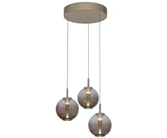 25W LED pakabinamas šviestuvas E-INFINITY, bronzos sp., 2200-5000K, dimeriuojamas, reguliuojamo aukščio