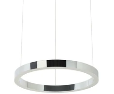 25W LED pakabinamas šviestuvas RING 40, sidabro sp., 3000K