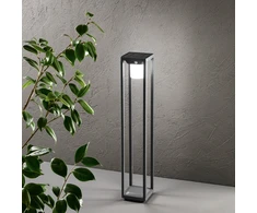 2,5W LED pastatomas lauko šviestuvas su saulės baterija ir judesio davikliu KYOTO, antracito sp., 4000K, IP44