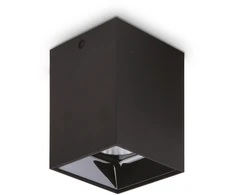 Lubinis šviestuvas Ideal Lux 25W LED paviršinis šviestuvas NITRO, juodas, 3000K, 319582