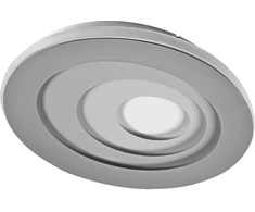 Lubinis šviestuvas 25W LED paviršinis šviestuvas ORBIS SPIRAL, pilkas, 3000K, dimeriuojamas
