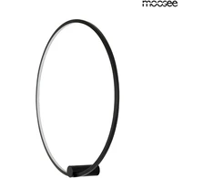 25W LED sieninis šviestuvas HOOP 60, juodas, 3000K