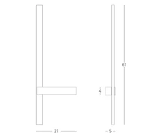 25W LED sieninis šviestuvas, juodas, 3000K, dimeriuojamas, 2582