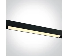 25W LED šviestuvas į magnetines sistemas MAXI, juodas, 3000/3500/4000K, 48V, 120°, 42100B/B/V