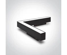 25W LED šviestuvas į magnetines sistemas MAXI, juodas, 3000/4000K, 48V, 120°, 42100EL/B/V