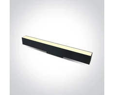 25W LED šviestuvas į magnetines sistemas MAXI, juodas, 3000/3500/4000K, 48V, 120°, 42100B/B/V
