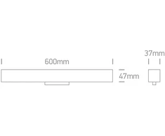25W LED šviestuvas į magnetines sistemas MAXI, baltas, 3000/3500/4000K, 48V, 120°, 42100B/W/V