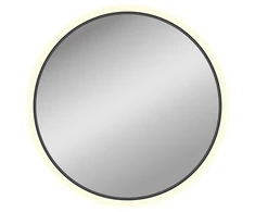 Sieninis šviestuvas 25W LED šviestuvas - veidrodis BARI, juodas, 3000K, IP44, A3799104N