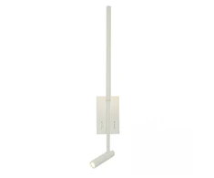 2,5W+5W LED sieninis šviestuvas, matinės baltos sp., 3000K, 23040