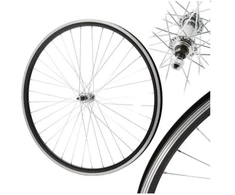 26 colių priekinis ratas, kūgio formos, O-juodas/P-juodas, Shimano