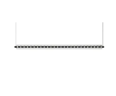 Pakabinamas šviestuvas 26,5W LED pakabinamas linijinis šviestuvas LOOP, juodas, 3000K, 1300mm, dimeriuojamas