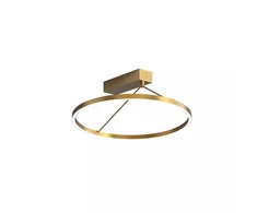 26W LED lubinis šviestuvas, žalvario sp., 3000K, dimeriuojamas, 40cm, 2564