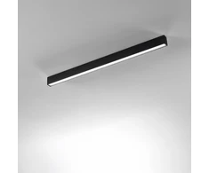 Pakabinamas šviestuvas 26W LED pakabinamas linijinis šviestuvas BUILD, juodas, 3000K