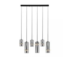26W LED pakabinamas šviestuvas, juodos/dūmų sp., 3000K, dimeriuojamas, 2537