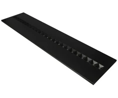 27,5W LED panelė LOUVER, juoda, 4000K, DALI, 120x30cm
