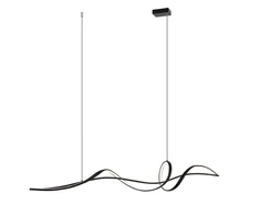 27W LED pakabinamas šviestuvas, juodas, 3000K, dimeriuojamas, 23109