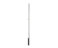 27W LED sieninis šviestuvas TWIG, matinės juodos sp., 3000K, dimeriuojamas, 01-3710