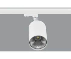 28,6W LED akcentinis šviestuvas LUXCAN R į 3 fazių bėgelius, baltas, 4000K, 36º