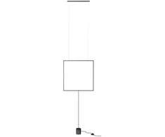28W LED grindinis/pakabinamas šviestuvas SLICK, matinės juodos sp., 3000K, 01-2134