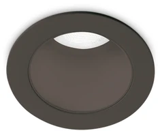 2,8W LED įleidžiamas šviestuvas QUARK, juodas, 3000K, 305844