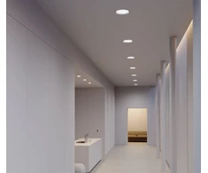 28W LED įleidžiamas šviestuvas XEVO ROUND, juodas, 3000/4000/6000K