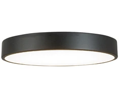 28W LED lubinis šviestuvas, matinės juodos sp., 3000K, dimeriuojamas, 25377