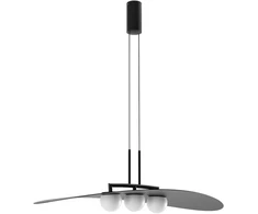 28W LED pakabinamas šviestuvas CODY, juodos/baltos sp., 3000K, 01-3309