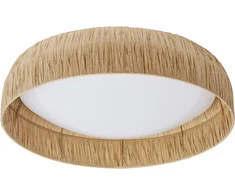 Lubinis šviestuvas 28W LED paviršinis šviestuvas BAMBOO, rudas, 3000K