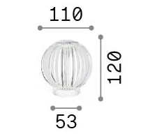 2W LED įkraunamas stalo šviestuvas DIAMOND, skaidrus, 3000K, dimeriuojamas, 343488