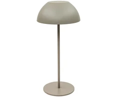 2W LED įkraunamas stalo šviestuvas, pilkas, 2700K, dimeriuojamas, IP44, E487