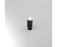2W LED įleidžiamas į grindinį šviestuvas IMPACT, nikelio sp., 3000K, IP67