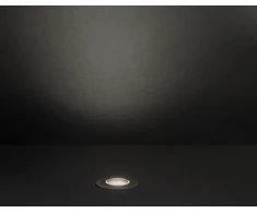 2W LED įleidžiamas lauko šviestuvas CNC 25 2.0 T, juodas, 3000K