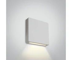2W LED įleidžiamas sieninis lauko šviestuvas, baltas, 3000K, 68074A/W/W
